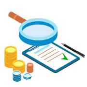 Contrat loupe et argent