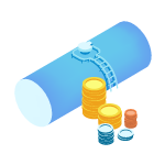 Citerne de gaz et argent